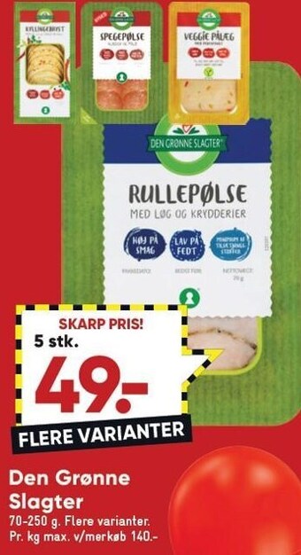 Bilka Den grønne slagter tilbud