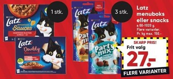 Bilka Latz menuboks el. snacks tilbud