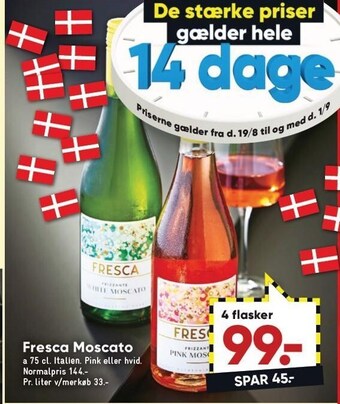 Bilka Fresca moscato tilbud