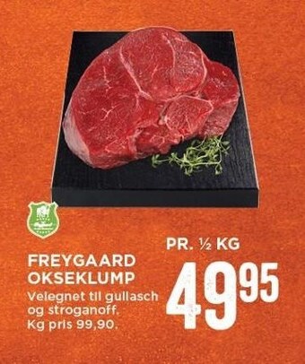 MENY Freygaard okseklump tilbud