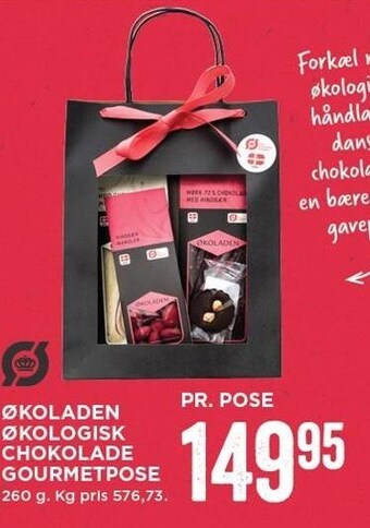 MENY Økoladen økologisk chokolade gourmetpose tilbud