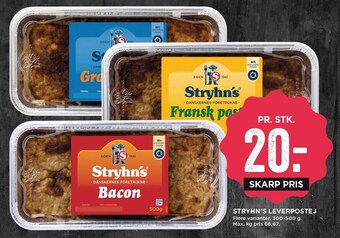 MENY Stryhn's leverpostej tilbud