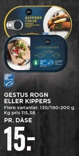 MENY Gestus rogn el. kippers tilbud