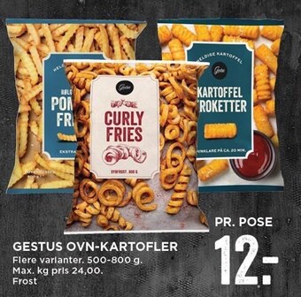 MENY Gestus ovn-kartofler tilbud
