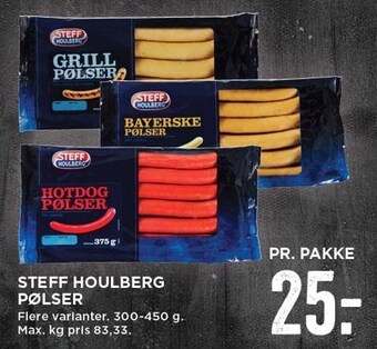 MENY Steff houlberg pølser tilbud