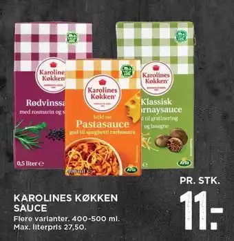 MENY Karolines køkken sause tilbud