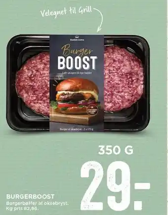 MENY Burgerboost oksebøffer tilbud
