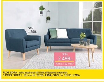 Daells Bolighus Sofa tilbud