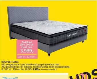 Komplet seng