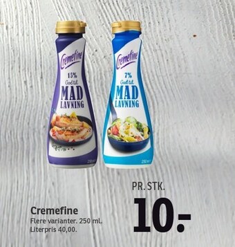 SPAR Cremefine tilbud