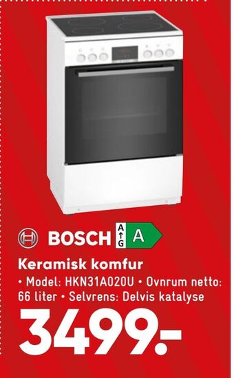 Bilka Keramisk komfur tilbud