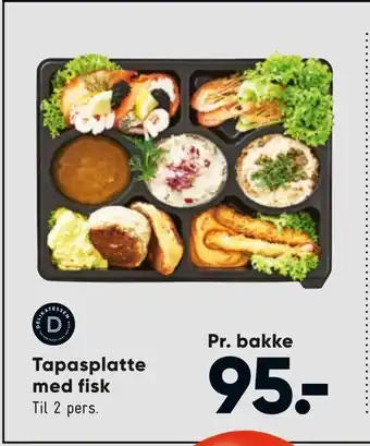 Bilka Tapasplatte med fisk tilbud