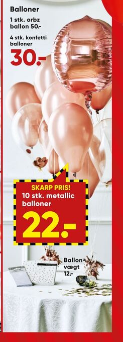 Bilka Balloner tilbud
