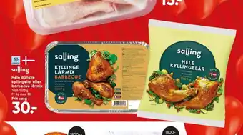 Bilka Hele danske kyllingelår eller barbecue lårmix tilbud