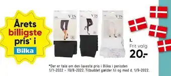 Bilka Capri, leggings, shorts eller strømpebukser tilbud