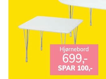 Daells Bolighus Hjørnebord tilbud