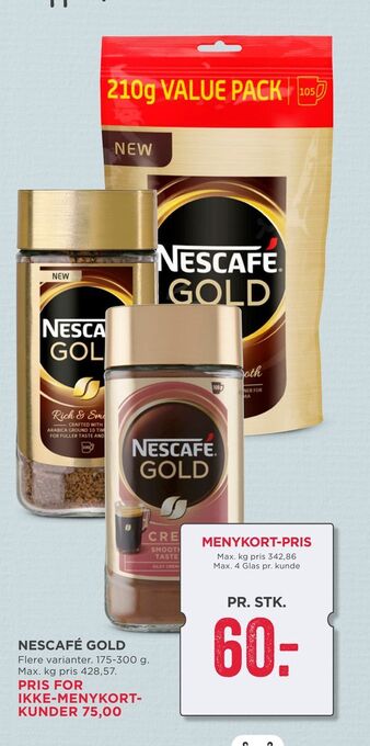 MENY Nescafé gold tilbud