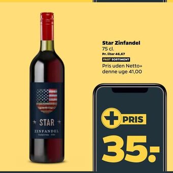 Netto Star zinfandel tilbud