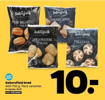 Netto Bakersfield brød tilbud