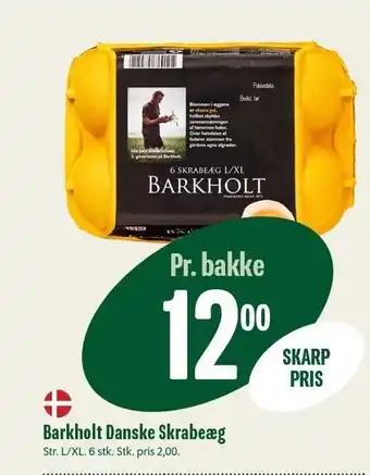 Danske skrabeæg 6 stk.