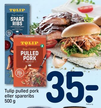 Tulip pulled pork eller spareribs
