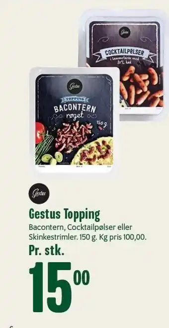Min Købmand Toppings - flere varianter tilbud