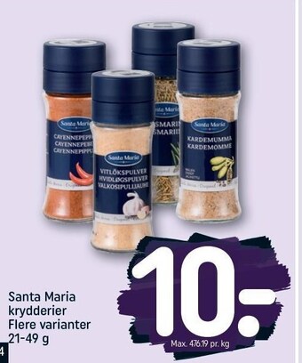 REMA 1000 Santa maria krydderier tilbud