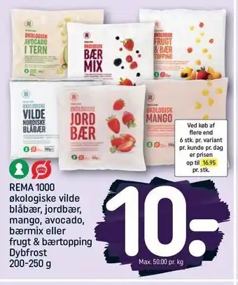 REMA 1000 Rema 1000 økologiske bær el. frugt tilbud