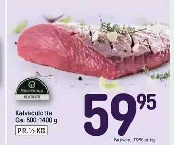 REMA 1000 Kalveculotte pr ½ kg tilbud