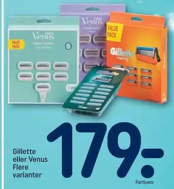 REMA 1000 Gillette el. venus tilbud