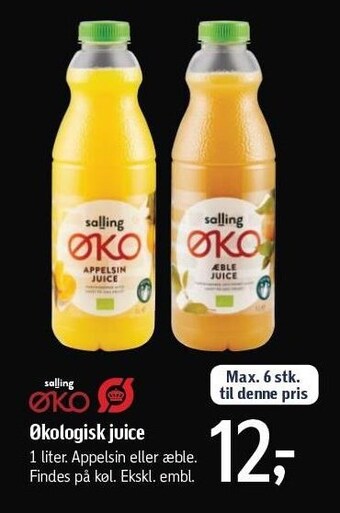 Føtex Økologisk juice tilbud
