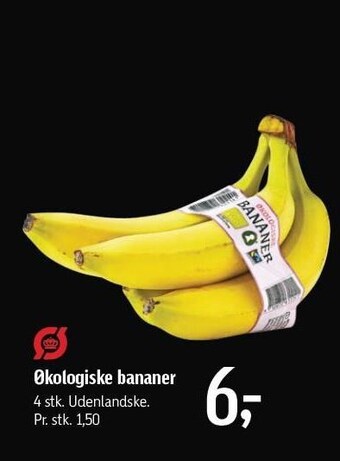 Føtex Økologiske bananer tilbud