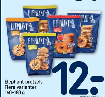 REMA 1000 Elephant pretzels tilbud