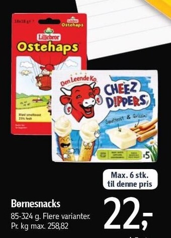 Føtex Børnesnacks tilbud
