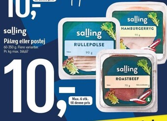 Føtex Pålæg eller postej tilbud