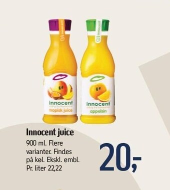 Føtex Innocent juice tilbud