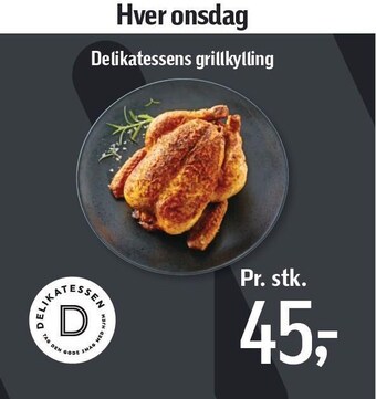 Føtex Delikatessens grillkylling tilbud