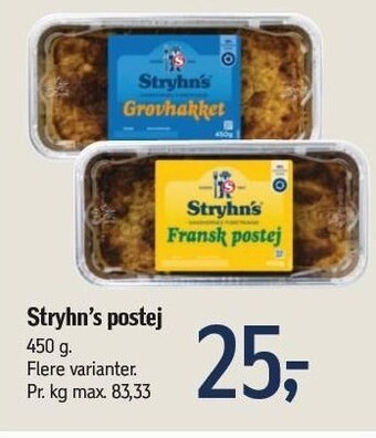 Føtex Stryhn's postej tilbud