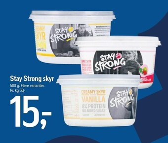 Føtex Stay strong skyr tilbud