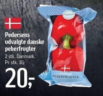 Føtex Pedersens udvalgte danske peberfrugter tilbud