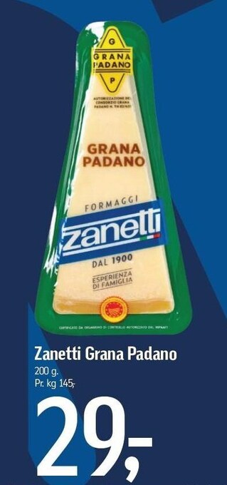 Føtex Zanetti grana padano tilbud