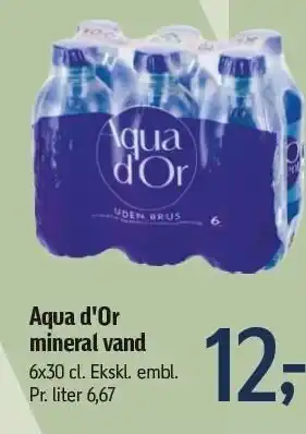 Aqua d'or mineral vand