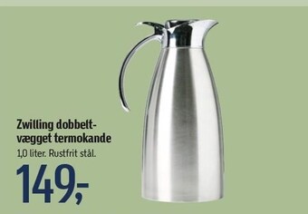 Zwilling dobbeltvægget termokande