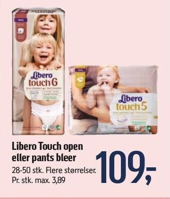 Føtex Libero touch open el. pants bleer tilbud