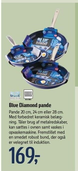 Føtex Blue diamond pande tilbud