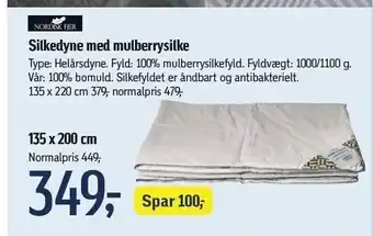 Silkedyne m. mulberrysilke