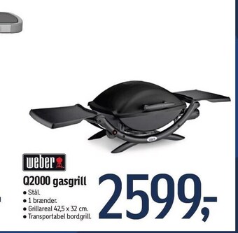 Føtex Q2000 gasgrill tilbud