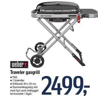 Føtex Traveler gasgrill tilbud