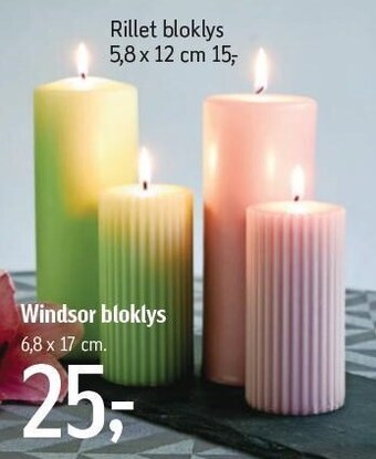 Føtex Windsor bloklys tilbud