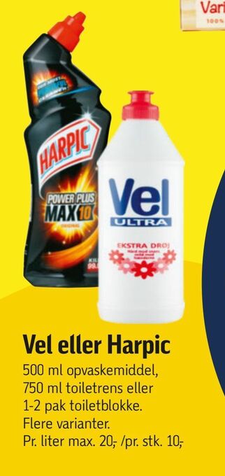 Føtex Vel eller harpic tilbud